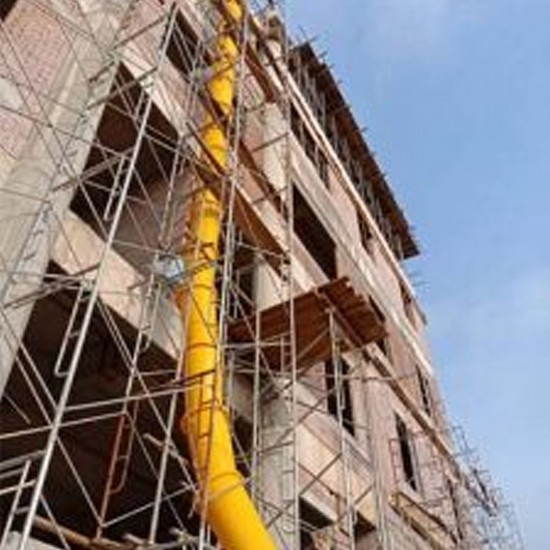 Durachute 600 Hopper Chute with Hopper Steel 600MM (D) x 1M (H) C/W 2x 1.2M Link Chain Durachute 600 Hopper Chute with Hopper Steel 600MM (D) x 1M (H) C/W 2x 1.2M Link Chain