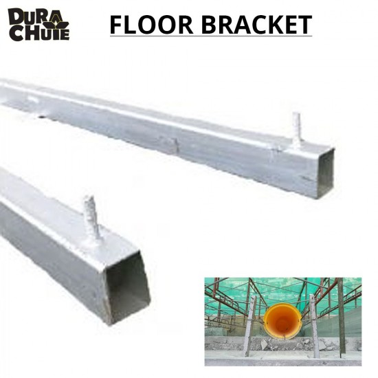 Durachute Floor Bracket With 1.2M (L) - 2PCS