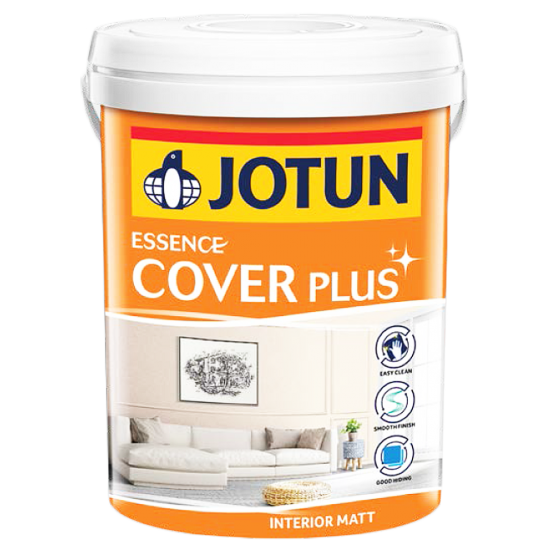 Jotun Paint Essence Cover Plus For Interior 5L (Matt - Standard Colour)