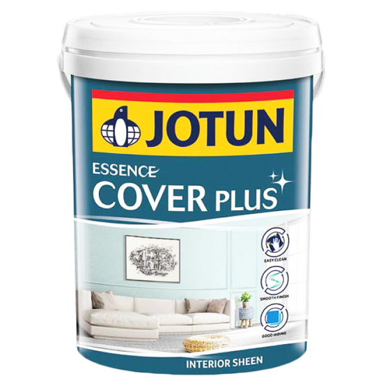 Jotun Paint Essence Cover Plus For Interior 15L (Sheen - Standard Colour)