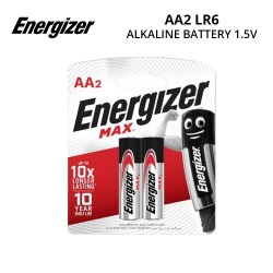 Energizer Max Alkaline Battery 1.5V AA2 (2 PCS)