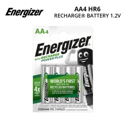 Energizer Rechargeable Batteries Power Plus AA4 (4 PCS)
