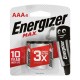 Energizer Max Alkaline Battery 1.5V AAA4 (4 PCS)
