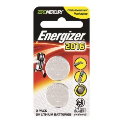Energizer CR2016 3V Lithium Battery (2PCS)