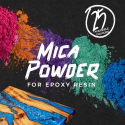 Home Store Mica Pearlescent Pigment Powder For Epoxy Resin / Cosmetics / Crafts & DIY Project 10G (Colour Chart 1)