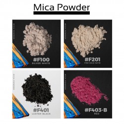 Home Store Mica Pearlescent Pigment Powder For Epoxy Resin / Cosmetics / Crafts & DIY Project 10G (Colour Chart 1)