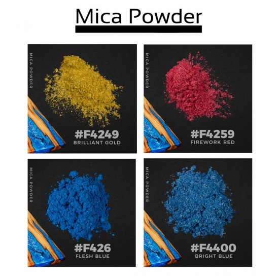 Home Store Mica Pearlescent Pigment Powder For Epoxy Resin / Cosmetics / Crafts & DIY Project 10G (Colour Chart 1) Home Store Mica Pearlescent Pigment Powder For Epoxy Resin / Cosmetics / Crafts & DIY Project 10G (Colour Chart 1)