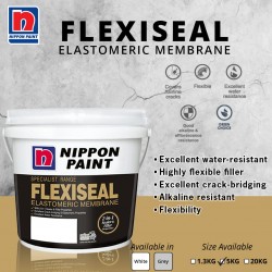 Nippon Paint Specialist Range Flexiseal Elastomeric Membrane 5KG