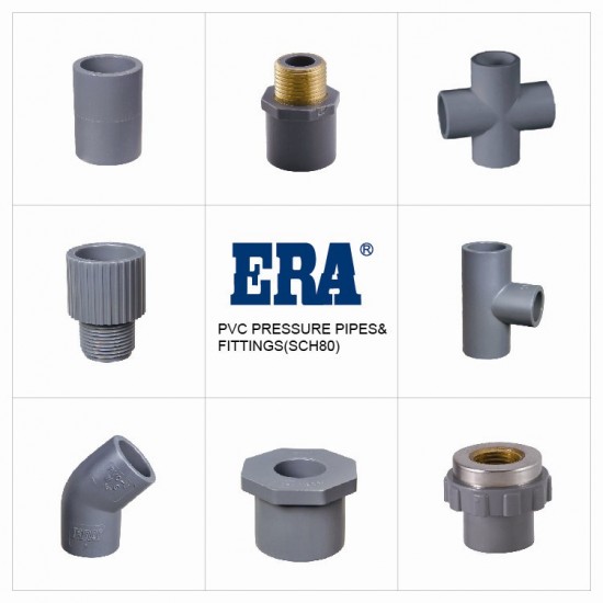 ERA NPT/BSPT SCH80 Pressure Fittings US8E01 45° Elbow 4" - 110MM
