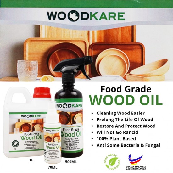 Wood-Kare Food Grade Wood Oil 1L Wood-Kare Food Grade Wood Oil 1L