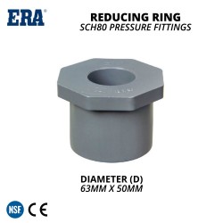 ERA NPT/BSPT SCH80 Pressure Fittings US8005 Reducing Ring 2" x 1 1/2" - 63MM x 50MM 