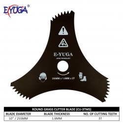 Eyuga CU-3TMS 10" Round Grass Cutter Blade 255MM (D) x 1.6MM (T) x 3T