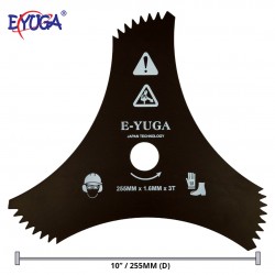 Eyuga CU-3TMS 10" Round Grass Cutter Blade 255MM (D) x 1.6MM (T) x 3T