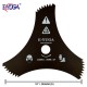 Eyuga CU-3TMS 10" Round Grass Cutter Blade 255MM (D) x 1.6MM (T) x 3T Eyuga CU-3TMS 10" Round Grass Cutter Blade 255MM (D) x 1.6MM (T) x 3T