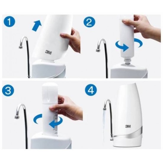 3M Water Filter | 3M CTM-02 Countertop Indoor Drinking Water System C/W Replacement Cartridge C-Complete 3M Water Filter | 3M CTM-02 Countertop Indoor Drinking Water System C/W Replacement Cartridge C-Complete