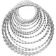 Home Store Galvanised Concertina Razor Barbed Tape Wire 10KG 750MM (D) x 7M (L)