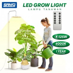 SANSI 125W Tall Standing Grow Light Full Spectrum 4000K With Remote Control