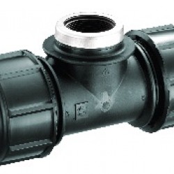 HDPE Poly Fittings Female Tee 25mm x 1/2"