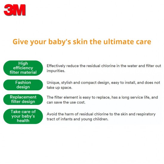 3M Water Filter | 3M SFKC01-CN1 Shower/Bath Filter 50000L 3M Water Filter | 3M SFKC01-CN1 Shower/Bath Filter 50000L