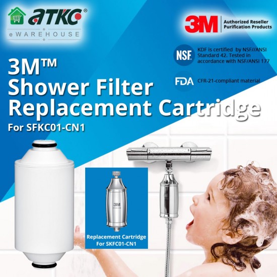 3M Water Filter | 3M Replacement Cartridge For SFKC01-CN1 Shower Filter 3M Water Filter | 3M Replacement Cartridge For SFKC01-CN1 Shower Filter