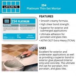 Laticrete 254 Platinum Thin-Set Mortar 25KG (Grey)
