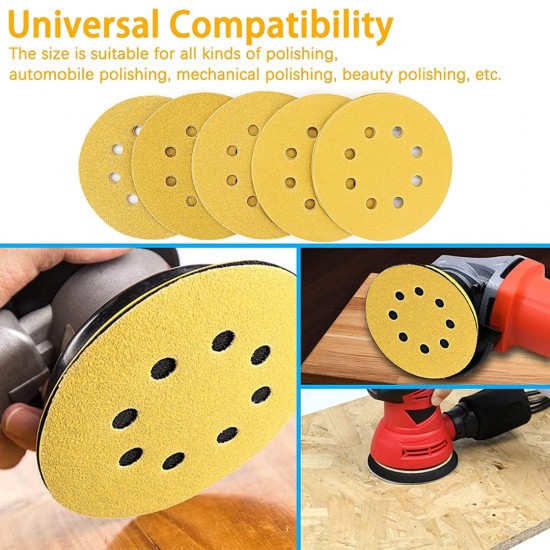 Home Store High-Temperature Calcined Ceramic Abrasive Velcro Sanding Disc 125MM (5'') Home Store High-Temperature Calcined Ceramic Abrasive Velcro Sanding Disc 125MM (5'')