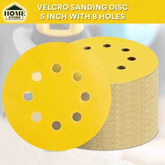 Home Store High-Temperature Calcined Ceramic Abrasive Velcro Sanding Disc 125MM (5'') Home Store High-Temperature Calcined Ceramic Abrasive Velcro Sanding Disc 125MM (5'')