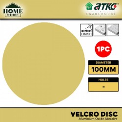 Home Store Aluminium Oxide Velcro Sanding Disc 4" 100MM Grit Size P60 ~ P1000