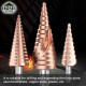 Home Store High Speed Steel M35 Step Drill Bit Spiral Groove Triangle 4-20MM (D) Home Store High Speed Steel M35 Step Drill Bit Spiral Groove Triangle 4-20MM (D)