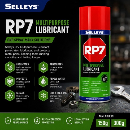Selleys RP7 Multipurpose Lubricant Spray 150G / 300G Selleys RP7 Multipurpose Lubricant Spray 150G / 300G