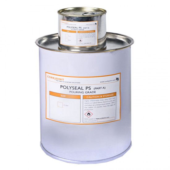 Corkjoint POLYSEAL PS Pourable Grade Polysulphide Joint Sealant 4 litre/set Corkjoint POLYSEAL PS Pourable Grade Polysulphide Joint Sealant 4 litre/set