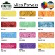 Home Store Mica Pearlescent Pigment Powder For Epoxy Resin / Cosmetics / Crafts & DIY Project 10G (Colour Chart 2)
