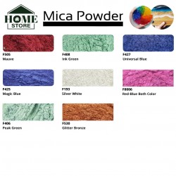 Home Store Mica Pearlescent Pigment Powder For Epoxy Resin / Cosmetics / Crafts & DIY Project 10G (Colour Chart 2)