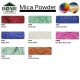 Home Store Mica Pearlescent Pigment Powder For Epoxy Resin / Cosmetics / Crafts & DIY Project 10G (Colour Chart 2)