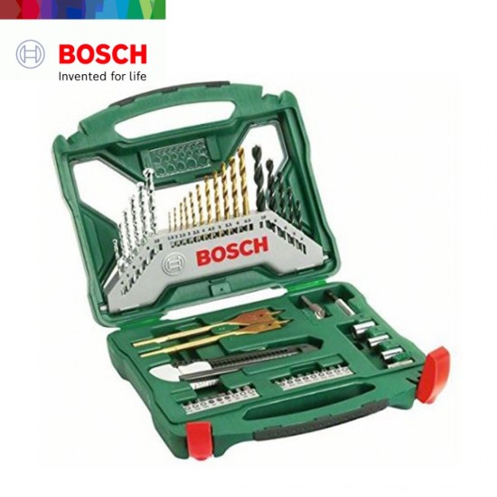 BOSCH X-Line 50PCS Drill Bits & Screwdriver Bits Titanium Set (2607019327)