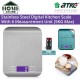 Home Store Stainless Steel Digital Kitchen Scale LCD Backlight Display with 6 Measurement Unit 5KG Max Home Store Stainless Steel Digital Kitchen Scale LCD Backlight Display with 6 Measurement Unit 5KG Max 