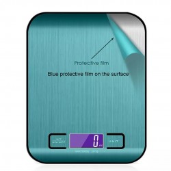 Home Store Stainless Steel Digital Kitchen Scale LCD Backlight Display with 6 Measurement Unit 5KG Max    ​​​​​​​