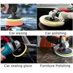 Home Store Velcro Backing Pad 4'' (100MM) M10 Thread with Adapter 