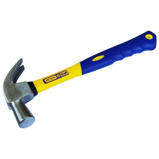 Buaya Claw Hammer with Fiberglass Handle 27MM 16OZ Buaya Claw Hammer with Fiberglass Handle 27MM 16OZ