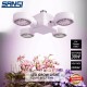 SANSI 30W LED Grow Light Bulb Flower Spectrum And Grow Light Lamp For Indoor Garden Houseplants/Greenhouse (Red Colour Radiation)