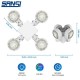 SANSI 30W LED Grow Light Bulb Flower Spectrum And Grow Light Lamp For Indoor Garden Houseplants/Greenhouse (Red Colour Radiation)