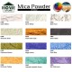 Home Store Mica Pearlescent Pigment Powder For Epoxy Resin / Cosmetics / Crafts & DIY Project 10G (Colour Chart 3)