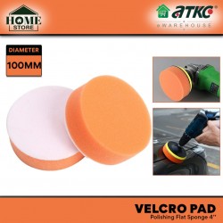 Home Store Velcro Flat Sponge Polishing Pad 4'' (100MM)