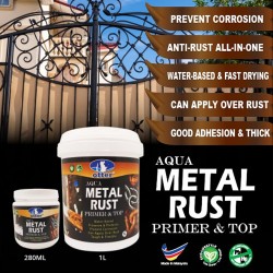 Otter Aqua Metal Rust Primer & Top All In One 280ML