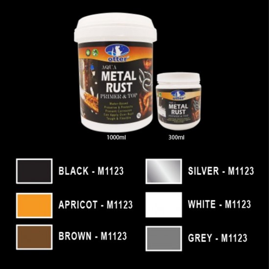 Otter Aqua Metal Rust Primer & Top All In One 1L