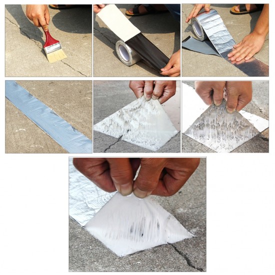 Mileqi Aluminum Foil Butyl Rubber Adhesive 300MM