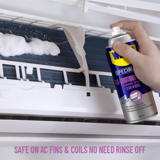 WD-40 Specialist Air-Conditioner Cleaner 360ML ( FOAMING SPRAY ) WD-40 Specialist Air-Conditioner Cleaner 360ML ( FOAMING SPRAY )