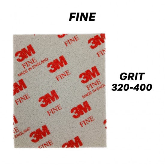 1PC 3M Softback Sanding Sponge Sandpaper Kertas Pasir 114MM (W) x 139MM (L) - Medium, Fine, Superfine, Ultrafine, Microfine 1PC 3M Softback Sanding Sponge Sandpaper Kertas Pasir 114MM (W) x 139MM (L) - Medium, Fine, Superfine, Ultrafine, Microfine
