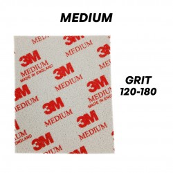 1PC 3M Softback Sanding Sponge Sandpaper Kertas Pasir 114MM (W) x 139MM (L) - Medium, Fine, Superfine, Ultrafine, Microfine