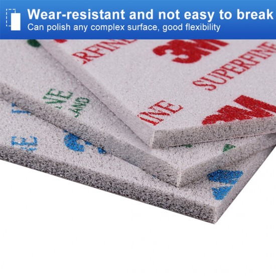 1PC 3M Softback Sanding Sponge Sandpaper Kertas Pasir 114MM (W) x 139MM (L) - Medium, Fine, Superfine, Ultrafine, Microfine 1PC 3M Softback Sanding Sponge Sandpaper Kertas Pasir 114MM (W) x 139MM (L) - Medium, Fine, Superfine, Ultrafine, Microfine